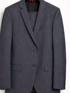 Hugo Boss Dark Navy Two-Button Men's Suit Jacket